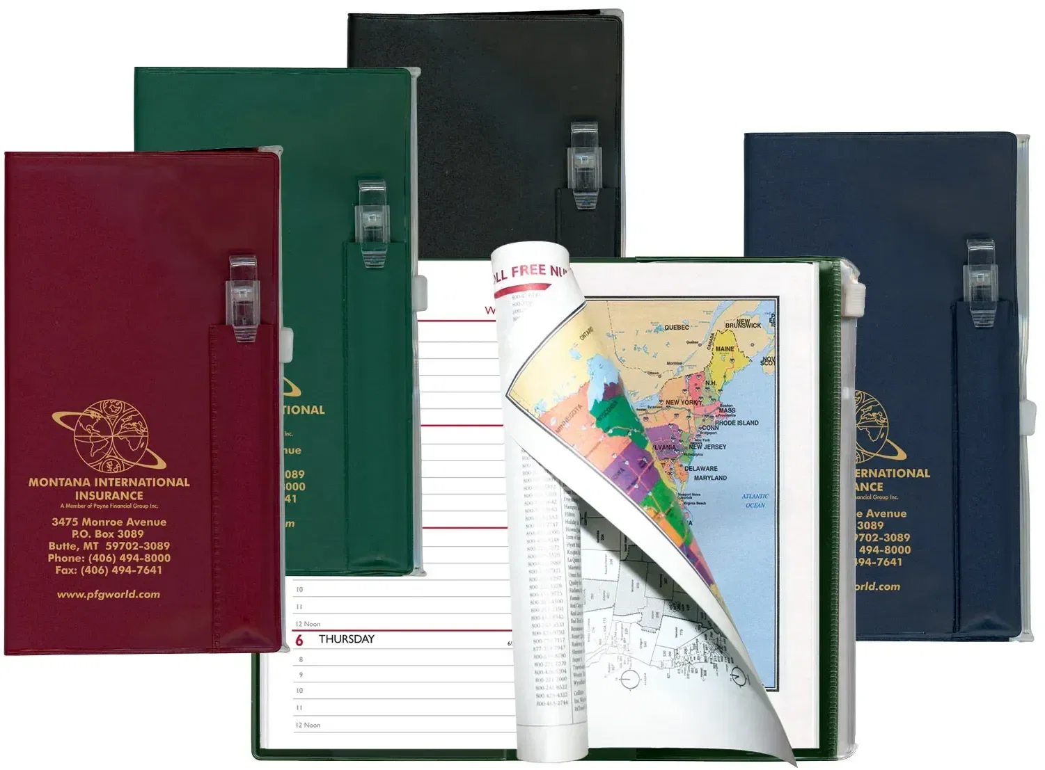 Custom Pocket Planner with Pen & Extra Pocket — view 4