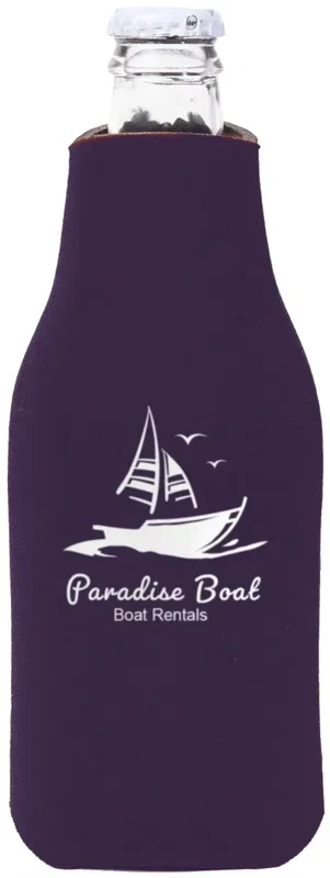 Custom Zipper Beer Bottle Cooler — view 15