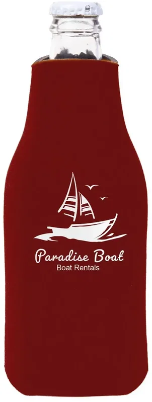 Custom Zipper Beer Bottle Cooler — view 20