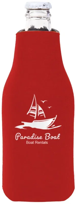 Custom Zipper Beer Bottle Cooler — view 21