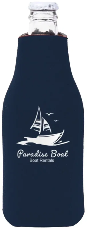Custom Zipper Beer Bottle Cooler — view 27