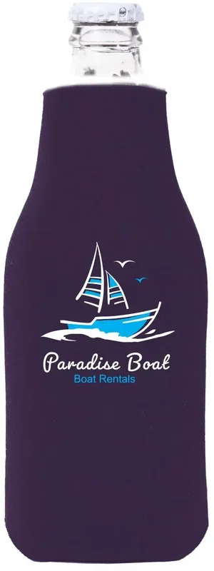 Custom Zipper Bottle Cooler — view 8