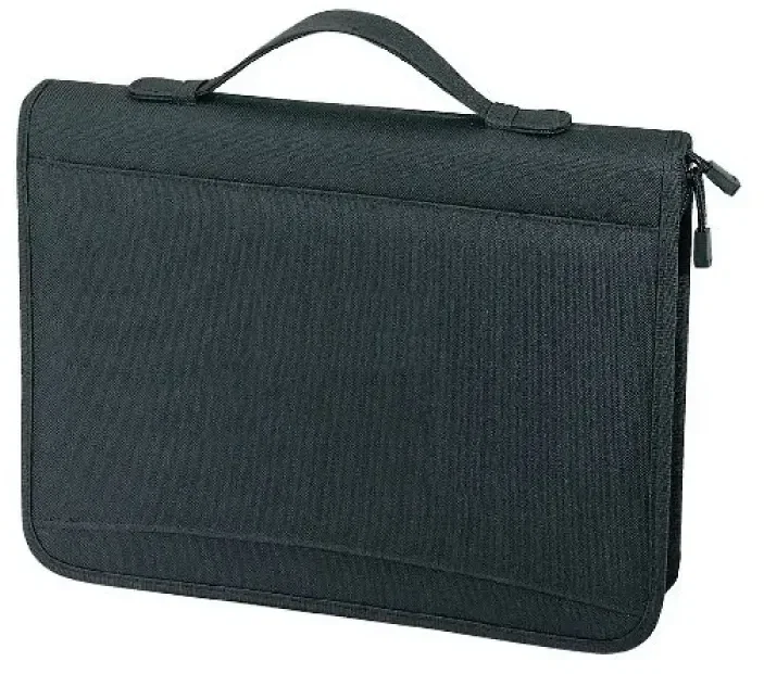 Custom Padded Zipper Binder Portfolio — view 2