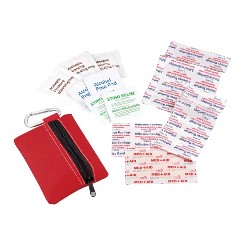 Custom First Aid Pouch with Carabiner (20 Piece) — view 6