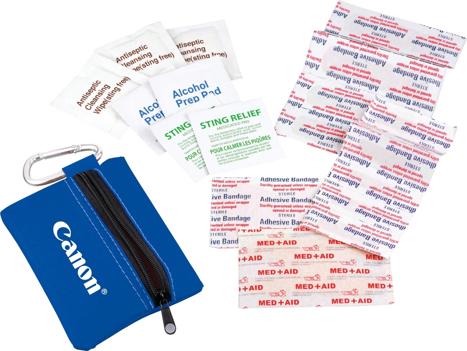 Custom First Aid Pouch with Carabiner (20 Piece) — view 43
