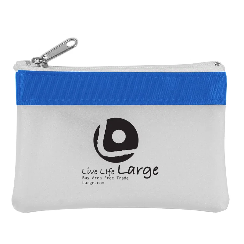 Personalized Zippered Coin Pouch