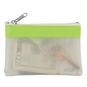 Personalized Zippered Coin Pouch
