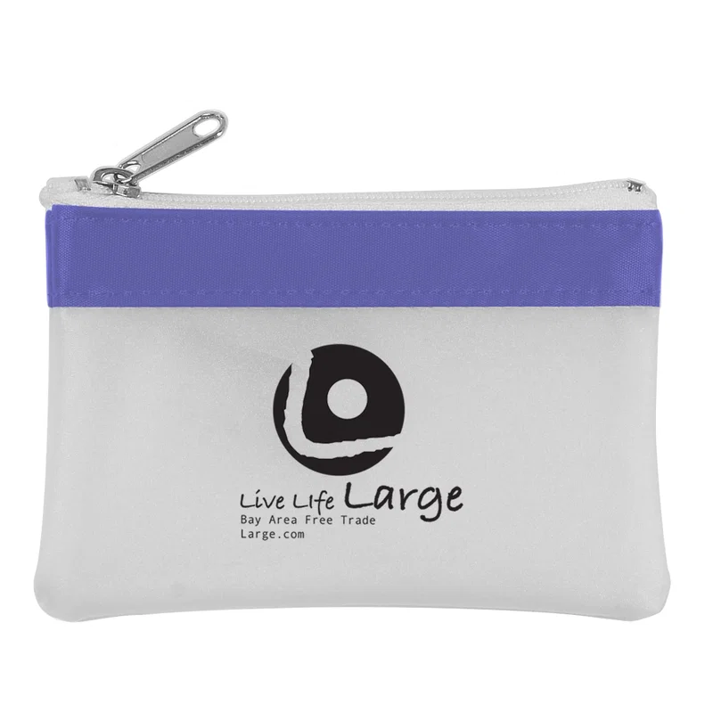 Personalized Zippered Coin Pouch — view 2