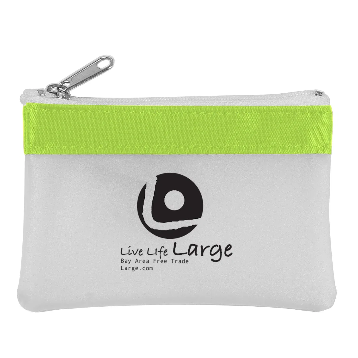 Four inch wallet held between two fingers
