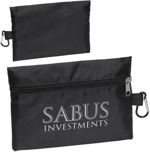 Zippered Ripstop Carabiner Utility Bag