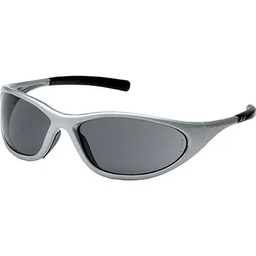 Zone II Safety Glasses side profile showing built-in nose pads and straight-back temples