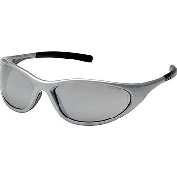 Zone II Safety Glasses angled view highlighting clear protective polycarbonate lenses