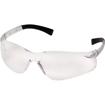 ZTEK Safety Glasses angled view highlighting built-in nose pads for precision fit